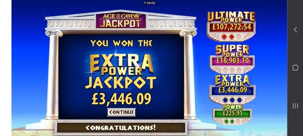 Extra Power Jackpot Win