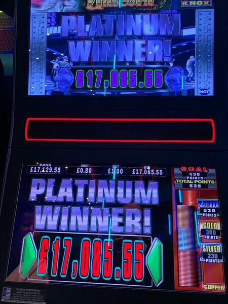 Platinum Land Based Jackpot!