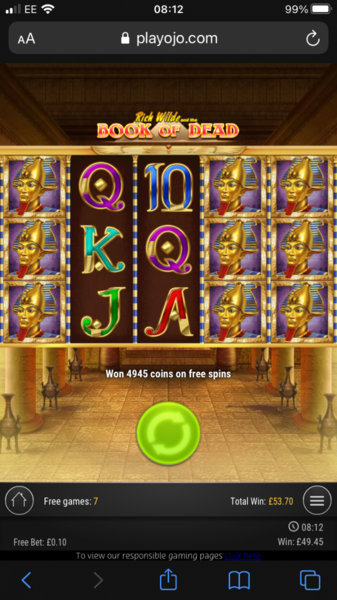 Free Spins Big Win