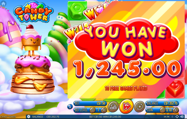 Candy Tower Bonus Goes Huge!