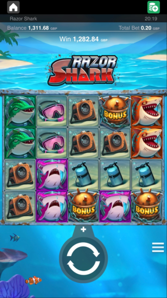 Insane Razor Shark Bonus Hit!