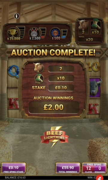 Big Bonus on Beef Lightning!