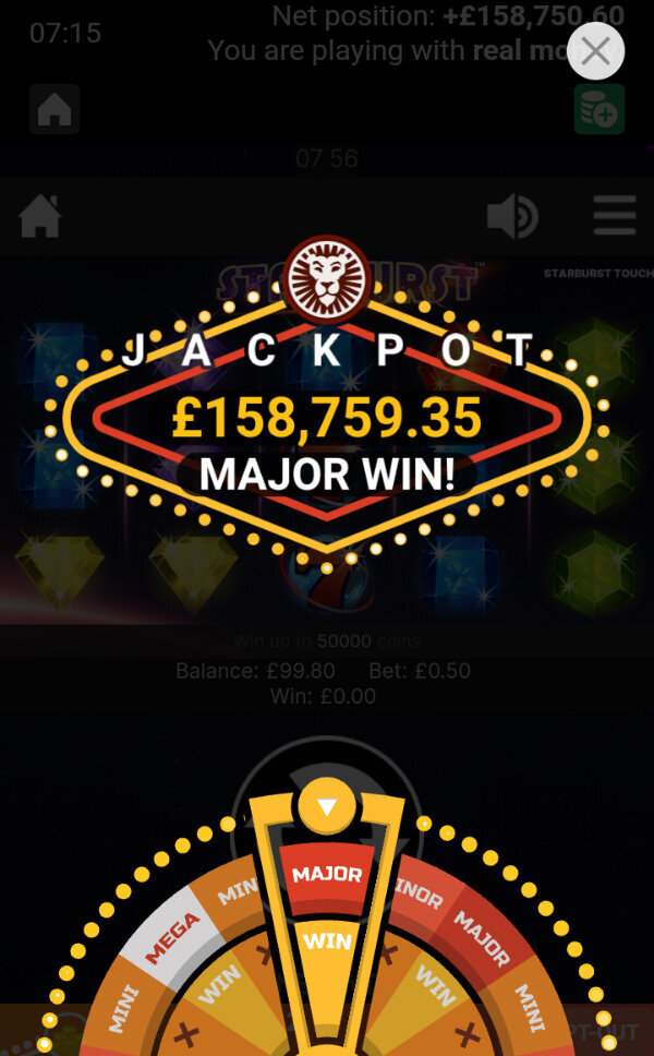 Major Jackpot Win!