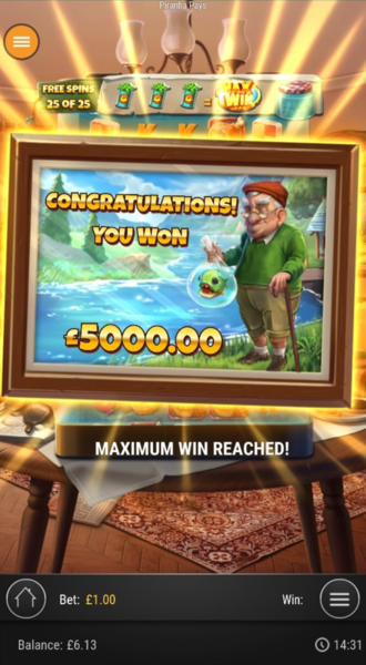 Max Win on Piranha Pays!