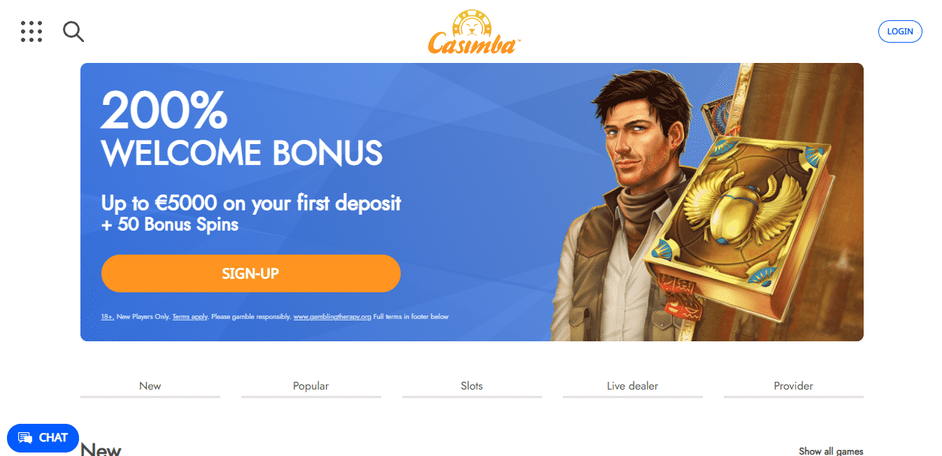 Casimba Homepage
