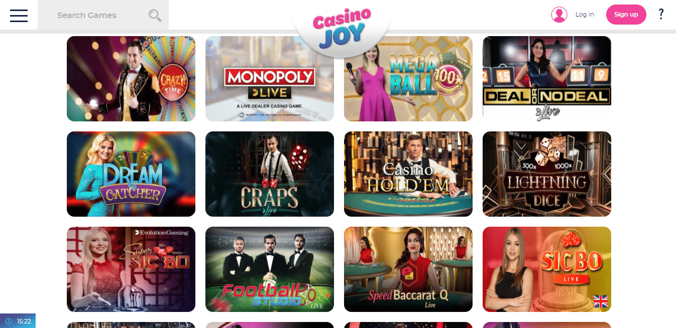 Casino Joy Live Casino