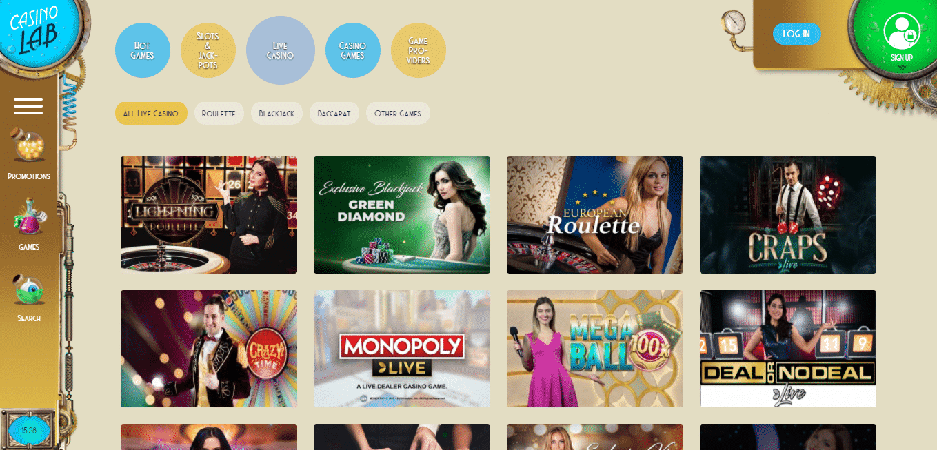 Casino Lab Live Casino