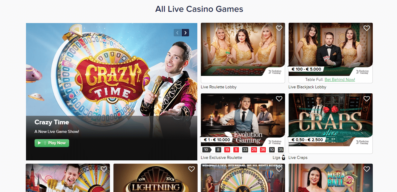 CasinoEuro Live Casino