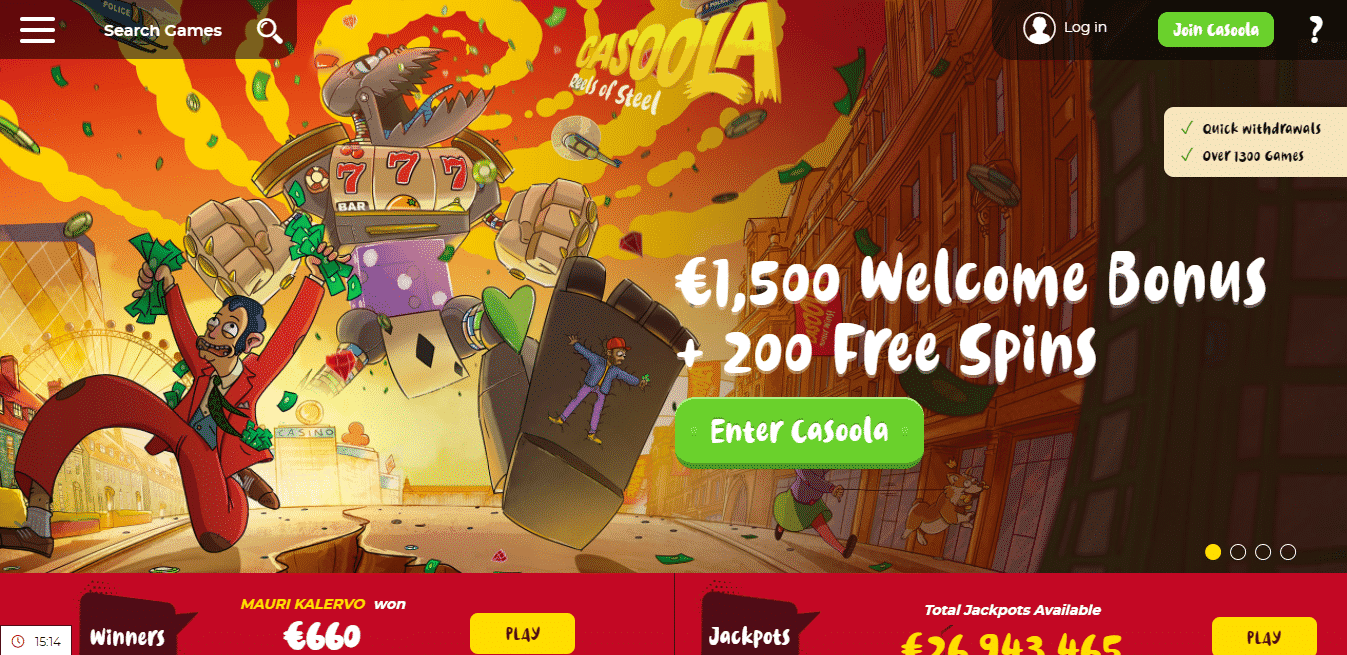 Casoola Homepage