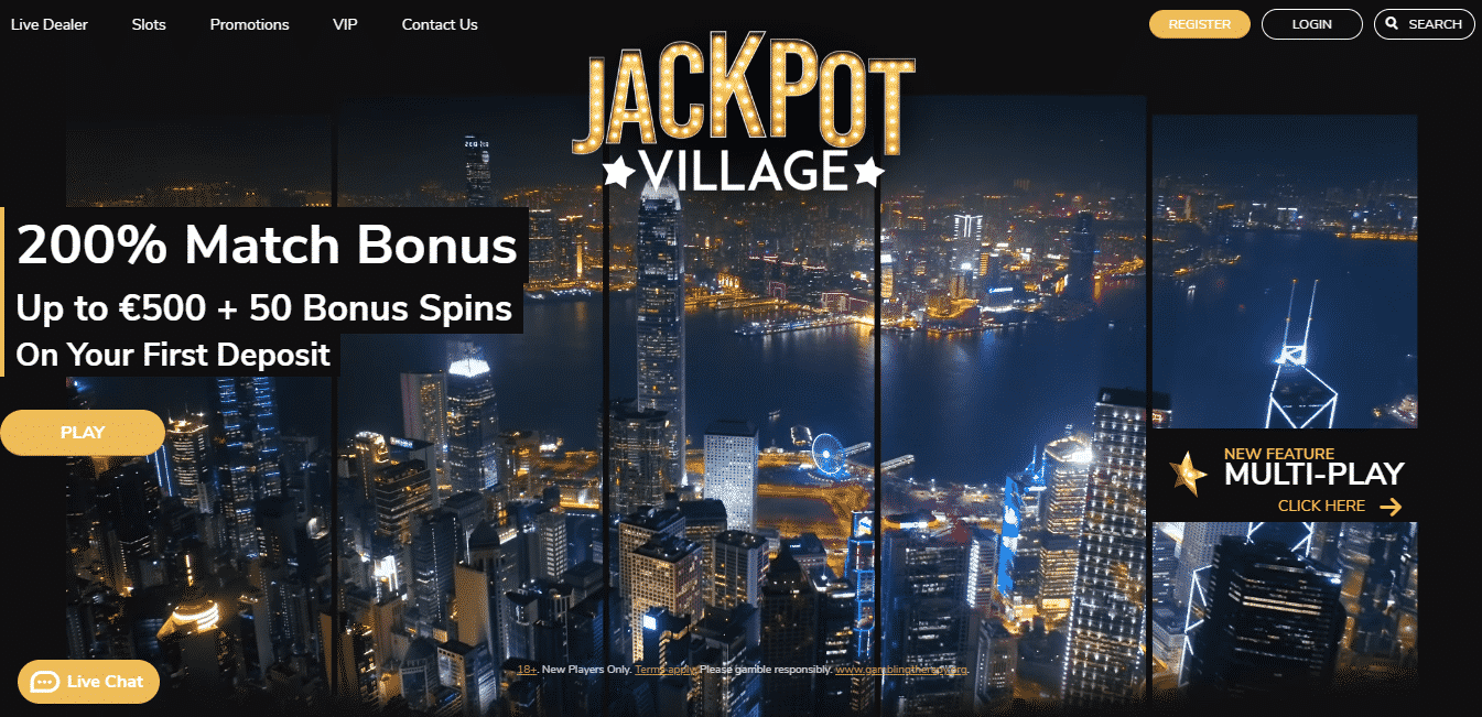 Jackpot Village Homepage
