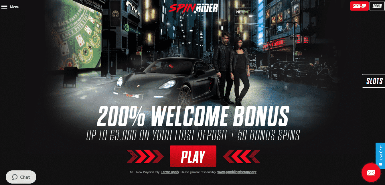 Spin Rider Homepage