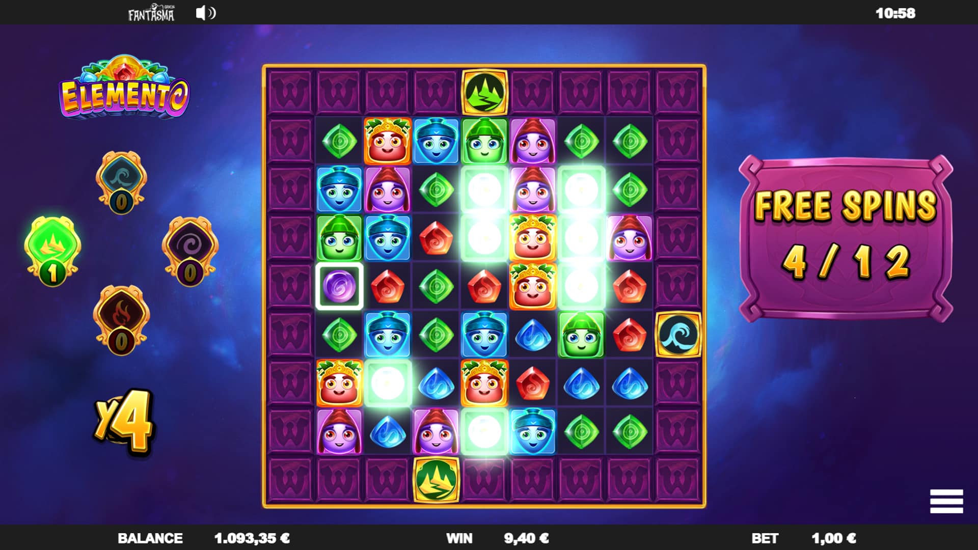 Elemento Free Spins