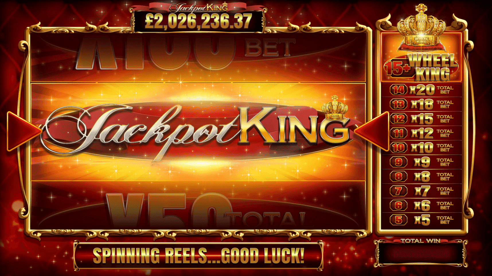 Blueprint Gaming's Jackpot King