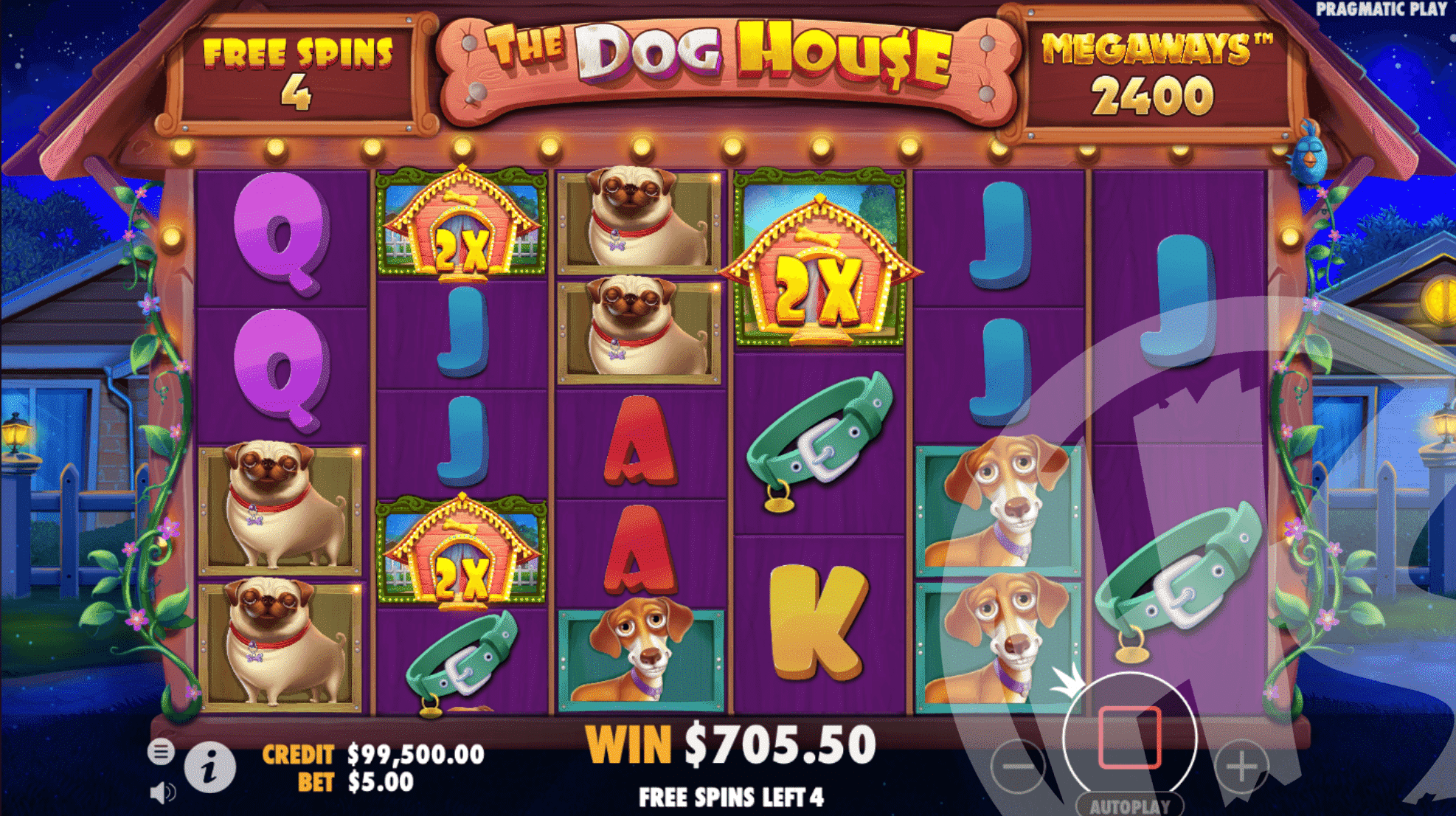 The Dog House Megaways, by Pragmatic Play