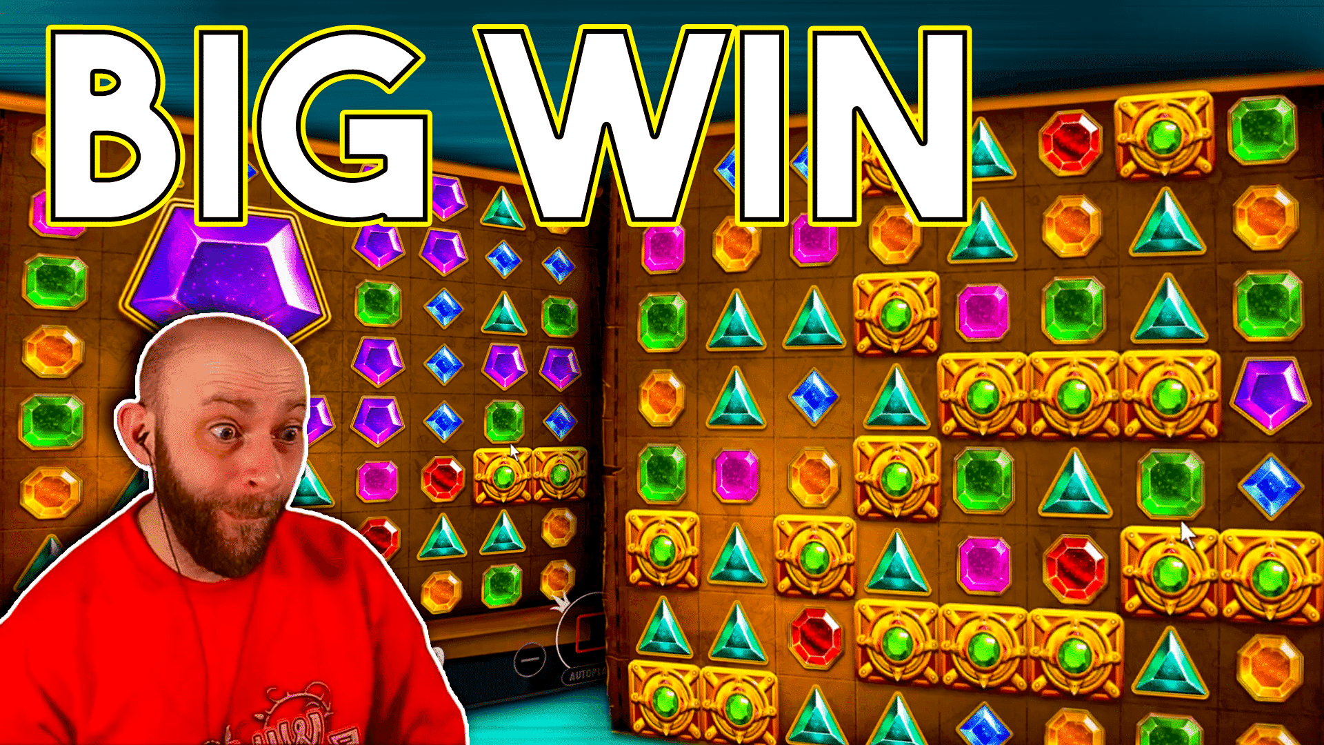 Big Win on Gems Bonanza