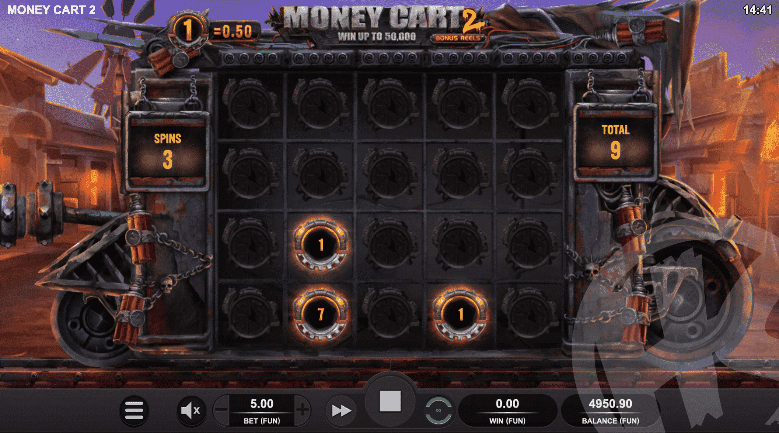 3 Bonus Symbols Start the Feature