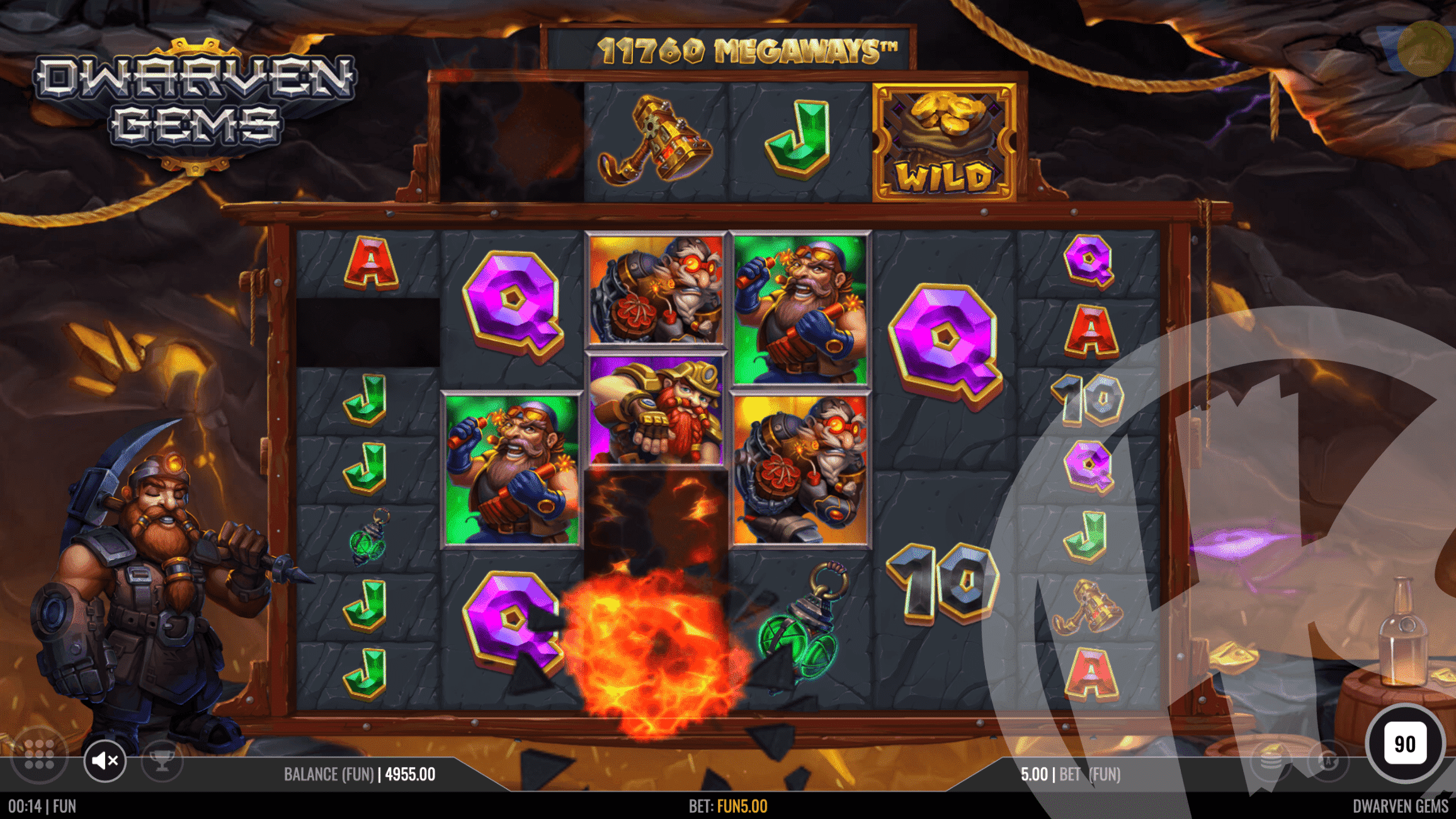Dwarven Gems Megaways Tumbles